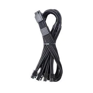 CableMod C-Series Pro ModMesh Sleeved 12VHPWR StealthSense PCI-e Cable for Corsair (Black, 16-pin to Quad 8-pin, 60cm) CableMod C-Series Pro ModMesh Sleeved 12VHPWR StealthSense PCI-e Cable for Corsair (Black, 16-pin to Quad 8-pin, 60cm)