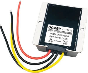 Regulated Power Converter for Automotive Laptop Module 60V/72V/80V to 19V, 5A, 8A, 10A, 15A, 25A, DC, 30-96V to 19V (60V72V to 19V 8A) Regulated Power Converter for Automotive Laptop Module 60V/72V/80V to 19V, 5A, 8A, 10A, 15A, 25A, DC, 30-96V to 19V (60V72V to 19V 8A)