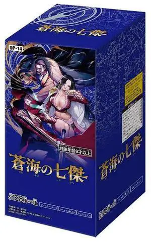 Japanese One Piece OP-14 The Azure Sea's Seven Booster BOX