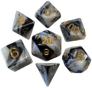Marble Pattern High Quality Acrylic Dice Set (8 Options) Marble Pattern High Quality Acrylic Dice Set (8 Options)