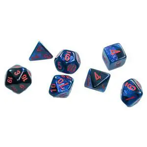 7-Set Cube Mini Gemini Black Starlight with Red 7-Set Cube Mini Gemini Black Starlight with Red