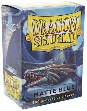 Dragon Shield Deck Protector: Matte: Blue (100) Dragon Shield Deck Protector: Matte: Blue (100)
