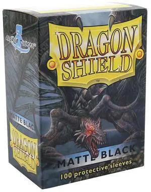 Dragon Shield Deck Protector: Matte: Black (100) Dragon Shield Deck Protector: Matte: Black (100)