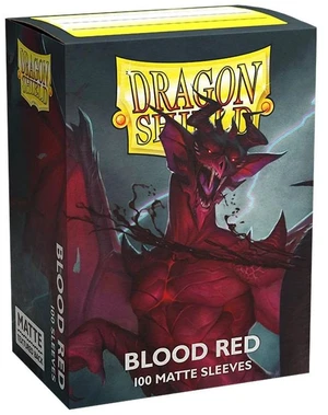 Deck Protector: Matte: Blood Red (100) Deck Protector: Matte: Blood Red (100)