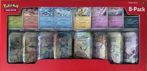 Prismatic Evolutions 8-Pack Mini Tins
