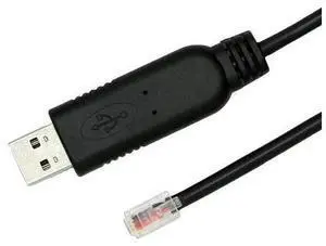 RIKYJIC USB to RJ11 RJ12 Debugging Cable for RS232 Control Configuration - 1.8m Black Cable, Ideal for Cash Registers and Scales (USB to RJ11(4P4C)) RIKYJIC USB to RJ11 RJ12 Debugging Cable for RS232 Control Configuration - 1.8m Black Cable, Ideal for Cash Registers and Scales (USB to RJ11(4P4C))