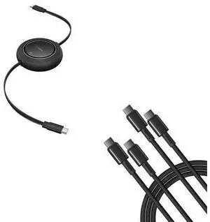 Baseus USB C Cable, PD 100W 6.6ft Retractable USB C to USB C Fast Charging Cable USB C Cable, 2-Pack 3.3ft 100W 5A Fast Charging USB C to USB C Cable Baseus USB C Cable, PD 100W 6.6ft Retractable USB C to USB C Fast Charging Cable USB C Cable, 2-Pack 3.3ft 100W 5A Fast Charging USB C to USB C Cable