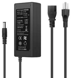 12V 8A 96W Power Supply Adapter, AC 100-240V 50-60Hz to DC 12 Volt 8 Amp Transformer, 12V Power Cord with 5.5mm x 2.5mm Barrel Plug Compatible with LED Strip Lights 12V 8A 96W Power Supply Adapter, AC 100-240V 50-60Hz to DC 12 Volt 8 Amp Transformer, 12V Power Cord with 5.5mm x 2.5mm Barrel Plug Compatible with LED Strip Lights
