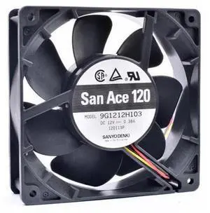 9G1212H103 12cm 120x120x38mm 12V 0.38A 12038 large air volume cabinet cooling fan 9G1212H103 12cm 120x120x38mm 12V 0.38A 12038 large air volume cabinet cooling fan