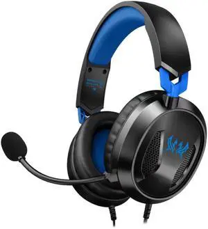 RUNMUS Gaming Headset with 7.1 Surround Sound, Noise Canceling Mic for PS4, PS5, Xbox One, PC, Laptop, Mac