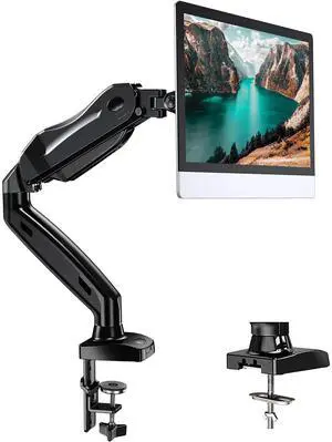 Single Monitor Mount, Adjustable Monitor Arm Fits 13-30" LCD Computer Monitors