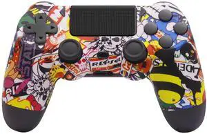 Wireless Controller for P4, Remote Control Compatible with P-4/P-4 Slim/P-4 Pro/PC (Street Fire)