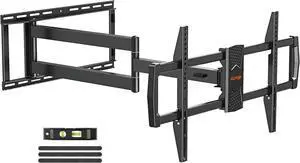 ELIVED Long Extension TV Mount for Most 42-90 Inch tvs, Full Motion Wall Bracket with 40.4 inch Long Arm Articulating TV Wall Mount, Max VESA 800x400mm, Holds up to 150lbs, fits Wood Studs 12"-24". ELIVED Long Extension TV Mount for Most 42-90 Inch tvs, Full Motion Wall Bracket with 40.4 inch Long Arm Articulating TV Wall Mount, Max VESA 800x400mm, Holds up to 150lbs, fits Wood Studs 12"-24".