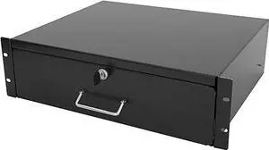 RAISING ELECTRONICS New 3U Drawer Rack Mount DJ 19inch Rack Case Equipment Deep Drawer 3Space Lockable RAISING ELECTRONICS New 3U Drawer Rack Mount DJ 19inch Rack Case Equipment Deep Drawer 3Space Lockable