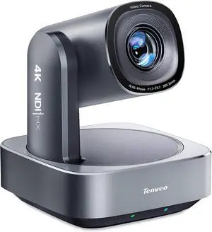 Tenveo 4K NDI PTZ Camera, AI Humanoid & Face Auto-Tracking, 20X Optical+8X Digital Zoom, USB3.0/HDMI/LAN PoE IP Live Streaming Camera for Church Worship Broadcast Events Video Conference YouTube OBS Tenveo 4K NDI PTZ Camera, AI Humanoid & Face Auto-Tracking, 20X Optical+8X Digital Zoom, USB3.0/HDMI/LAN PoE IP Live Streaming Camera for Church Worship Broadcast Events Video Conference YouTube OBS