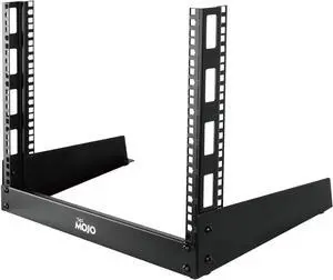 Tecmojo 2 Post 8U Desktop Server Rack Small Open Frame Rack for 19in AV/Data/Audio/Studio Equipment Free Standing Home/Office Rack,Square Hole Tecmojo 2 Post 8U Desktop Server Rack Small Open Frame Rack for 19in AV/Data/Audio/Studio Equipment Free Standing Home/Office Rack,Square Hole