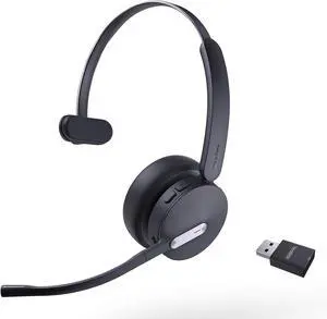 Yealink WH64 Hybrid DECT& Bluetooth Wireless Headset, 492ft Range Mono UC Zoom Headphones with DECT Dongle, 3X Mic, 26H Talk Time, Office Work Portable Single On Ear Headsets for PC,Cellphone,Laptop Yealink WH64 Hybrid DECT& Bluetooth Wireless Headset, 492ft Range Mono UC Zoom Headphones with DECT Dongle, 3X Mic, 26H Talk Time, Office Work Portable Single On Ear Headsets for PC,Cellphone,Laptop
