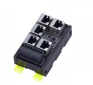 Industrial Ethernet Hub RJ45 to 8-Pin Terminal Block Adapter 5 port RJ45 Industrial Ethernet Hub RJ45 to 8-Pin Terminal Block Adapter 5 port RJ45