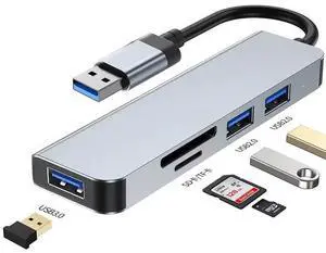 USB 3.0 7-Port Hub Dual-Head High-Speed Expander, Multi-Port Docking Station & Splitter for PC / Laptop / Mac TypeC-5in1 USB 3.0 7-Port Hub Dual-Head High-Speed Expander, Multi-Port Docking Station & Splitter for PC / Laptop / Mac TypeC-5in1