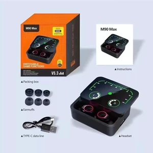 Wireless Bluetooth Earbuds In-Ear Headphones for Sports / Music / Calls m90max Wireless Bluetooth Earbuds In-Ear Headphones for Sports / Music / Calls m90max