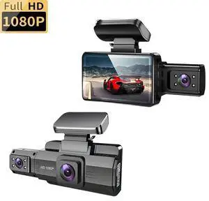 3-Inch Dual Dash Camera 170° Wide Angle, 1080P HD Front & Cabin Recording, Night Vision, Parking Monitor 3-Inch Dual Dash Camera 170° Wide Angle, 1080P HD Front & Cabin Recording, Night Vision, Parking Monitor