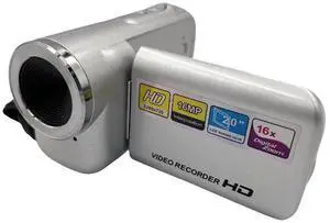 HD Digital Camcorder Portable Video Recorder for Home Use, Daily Life Recording DV Camera Silver +32G memory card HD Digital Camcorder Portable Video Recorder for Home Use, Daily Life Recording DV Camera Silver +32G memory card