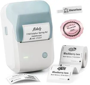 B1 Label Maker Machine with Tape, 2Inch Thermal Label Printer Portable, Bluetooth, Multiple Templates App, for Home, School, Office, Small Business, Compatible with Phones and PC B1 Label Maker Machine with Tape, 2Inch Thermal Label Printer Portable, Bluetooth, Multiple Templates App, for Home, School, Office, Small Business, Compatible with Phones and PC