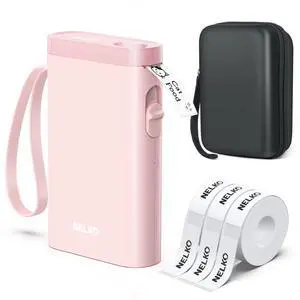 Label Maker Machine with Tape, P21 Bluetooth Label Printer with 3 Tapes & Case, Wireless Mini Label Makers with Multiple Templates Icon Font Custom for School Office Home, Pink Label Maker Machine with Tape, P21 Bluetooth Label Printer with 3 Tapes & Case, Wireless Mini Label Makers with Multiple Templates Icon Font Custom for School Office Home, Pink