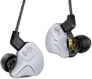 CCZ DC03 in Ear Monitor Headphones, IEM Earphones Wired Earbuds without Microphone, Noise Cancelling inear Headphones Wired, 1DD Powerful Bass HiFi Ear Buds, IEM for Gaming Music (Silver, without Mic) CCZ DC03 in Ear Monitor Headphones, IEM Earphones Wired Earbuds without Microphone, Noise Cancelling inear Headphones Wired, 1DD Powerful Bass HiFi Ear Buds, IEM for Gaming Music (Silver, without Mic)