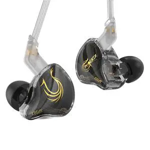 KBEAR Phoenix Wired Earbuds IEMs, Black no Mic | in Ear Headphones with 10mm DD+PET Driver, Stereo Clear Sound Gaming Headphones, in Ear Monitor for Music Gaming KBEAR Phoenix Wired Earbuds IEMs, Black no Mic | in Ear Headphones with 10mm DD+PET Driver, Stereo Clear Sound Gaming Headphones, in Ear Monitor for Music Gaming