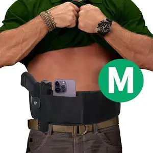 Universal Belly Band Holster for Concealed Carry, Comfort Polyester Athletic Wear for Men Women, Running Jogging Hiking Active Chest Holster Universal Belly Band Holster for Concealed Carry, Comfort Polyester Athletic Wear for Men Women, Running Jogging Hiking Active Chest Holster