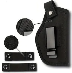 Universal Belt Pistol Holster for Men & Women, IWB/OWB Ambidextrous Concealed Carry Holster, Breathable Tactical Holster for Running, Hiking and Daily Outdoor Use Universal Belt Pistol Holster for Men & Women, IWB/OWB Ambidextrous Concealed Carry Holster, Breathable Tactical Holster for Running, Hiking and Daily Outdoor Use