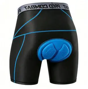Men's Cycling Shorts MTB Liner Shorts with 4D Padded Bike Underwear, Quick-Dry Breathable Bike Briefs, Shockproof Bicycle Underwear for Mountain Road Biking Men's Cycling Shorts MTB Liner Shorts with 4D Padded Bike Underwear, Quick-Dry Breathable Bike Briefs, Shockproof Bicycle Underwear for Mountain Road Biking