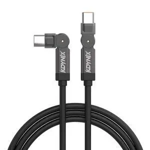 KDYNIX USB C to USB C Cable 180° Rotating Connectors 60W Fast Charging 6.6FT Silicone Flexible Durable Universal Compatibility for Smartphones Laptops Tablets Black Single Pack KDYNIX USB C to USB C Cable 180° Rotating Connectors 60W Fast Charging 6.6FT Silicone Flexible Durable Universal Compatibility for Smartphones Laptops Tablets Black Single Pack