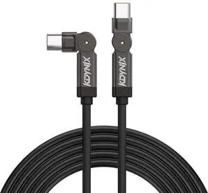 KDYNIX USB C to USB C Cable, 180°Rotating Type-C 60W Fast Charging Cable for iPhone 17/16/15 Series, Galaxy S23/S24, Pixel, Laptop, MacBook, Switch, Outdoor, Travel(10 FT Black) KDYNIX USB C to USB C Cable, 180°Rotating Type-C 60W Fast Charging Cable for iPhone 17/16/15 Series, Galaxy S23/S24, Pixel, Laptop, MacBook, Switch, Outdoor, Travel(10 FT Black)