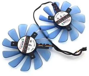 VGA Cooling Fan Replacement for AMD RX470 RX474 RX570 RX574 RX580 RX588 Graphics Card, 4-Pin 4-Wire GPU Cooler Fan VGA Cooling Fan Replacement for AMD RX470 RX474 RX570 RX574 RX580 RX588 Graphics Card, 4-Pin 4-Wire GPU Cooler Fan