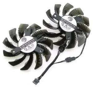 PLD08010S12H-Pair 75mm 12V 0.25A 3Pin Graphics Card Cooling Fan for GIGABYTE GV-N960O GTX960 GTX950 PLD08010S12H-Pair 75mm 12V 0.25A 3Pin Graphics Card Cooling Fan for GIGABYTE GV-N960O GTX960 GTX950