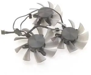 3pcs/Lot FD8015H12D FD9015U12D 85mm 75mm DC12V 0.55A 0.32A 4Pin PWM VGA Fan for RTX3070Ti RTX3080 RTX3090 Graphics Card 3pcs/Lot FD8015H12D FD9015U12D 85mm 75mm DC12V 0.55A 0.32A 4Pin PWM VGA Fan for RTX3070Ti RTX3080 RTX3090 Graphics Card