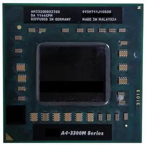 AMD A4-Series A4-3300M A4-3320 2.0GHz Dual-Core Dual-Thread Laptop CPU AM3320DDX23GX Socket FS1 AMD A4-Series A4-3300M A4-3320 2.0GHz Dual-Core Dual-Thread Laptop CPU AM3320DDX23GX Socket FS1