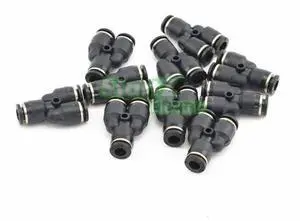 10Pcs 6mm Pneumatic Quick Tube Fitting Y Piece PY-06 Plastic Push to Connect Fitting 10Pcs 6mm Pneumatic Quick Tube Fitting Y Piece PY-06 Plastic Push to Connect Fitting