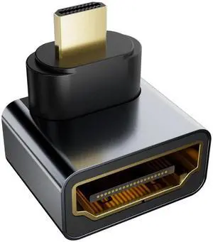 270° Right Angle Micro HDMI Adapter 8K@60Hz 4K@120Hz Low-Profile Male to Female Connector for Camera Camcorder Tablet Monitor 270° Right Angle Micro HDMI Adapter 8K@60Hz 4K@120Hz Low-Profile Male to Female Connector for Camera Camcorder Tablet Monitor