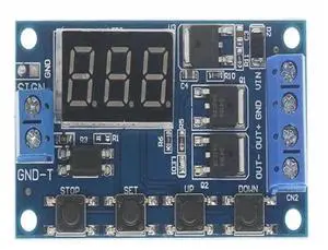DC 12V 24V LED Digital Time Delay Relay Module Trigger Cycle Timer Switch Control Circuit Board DC 12V 24V LED Digital Time Delay Relay Module Trigger Cycle Timer Switch Control Circuit Board
