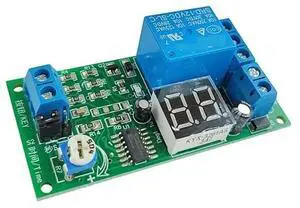JK12C-AR Digital Time Delay Relay Module DC 12V 24V LED Display Adjustable Timer Trigger Control Switch JK12C-AR Digital Time Delay Relay Module DC 12V 24V LED Display Adjustable Timer Trigger Control Switch