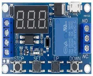 DC 6-30V LED Display Cycle Delay Timer Relay Switch 5V Adjustable Automation On Off Time Control Module DC 6-30V LED Display Cycle Delay Timer Relay Switch 5V Adjustable Automation On Off Time Control Module