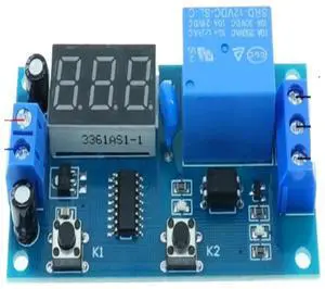 DC12V Digital Display Delay Relay Control Module, Infinite Cycle Countdown Timer Switch DC12V Digital Display Delay Relay Control Module, Infinite Cycle Countdown Timer Switch