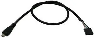 50CM Micro USB 5Pin Male to 1x 5Pin Female 0.1" USB Header PCB Motherboard Extension Cable 50CM Micro USB 5Pin Male to 1x 5Pin Female 0.1" USB Header PCB Motherboard Extension Cable