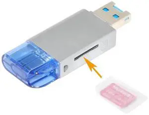 USB-C/USB 2.0 to NM Nano Memory Card Reader, 2-in-1 TF Micro SD & NM Card Adapter for Huawei Phone Laptop USB-C/USB 2.0 to NM Nano Memory Card Reader, 2-in-1 TF Micro SD & NM Card Adapter for Huawei Phone Laptop