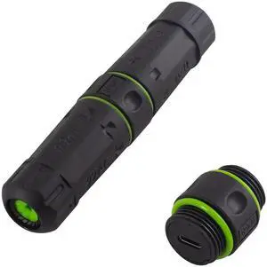 1-Pack Waterproof USB C 3.1 Panel Mount Connector, 10Gbps Type C Bulkhead Coupler, Outdoor Waterproof Charging Socket for Data Transfer 1-Pack Waterproof USB C 3.1 Panel Mount Connector, 10Gbps Type C Bulkhead Coupler, Outdoor Waterproof Charging Socket for Data Transfer