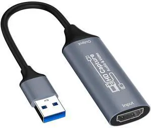 HDMI to USB Video Capture Card, 1080P 60FPS Game Capture Device for Streaming Recording, Compatible with PS4 PS5 Switch Quest 3 OBS Windows HDMI to USB Video Capture Card, 1080P 60FPS Game Capture Device for Streaming Recording, Compatible with PS4 PS5 Switch Quest 3 OBS Windows