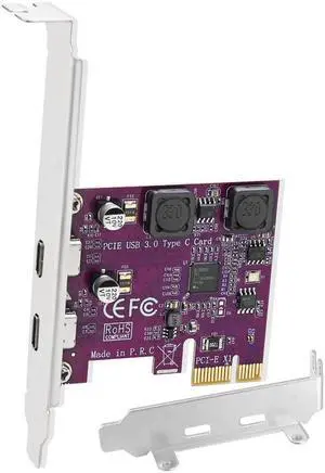 PCI Express to USB 3.0 Expansion Card with 2X 5Gbps USB-C Ports, Self-Powered PCIe USB-C Controller Card for Desktop PC, Compatible Windows 11 10 8 7 Vista XP, Model FS-U302C-Pro PCI Express to USB 3.0 Expansion Card with 2X 5Gbps USB-C Ports, Self-Powered PCIe USB-C Controller Card for Desktop PC, Compatible Windows 11 10 8 7 Vista XP, Model FS-U302C-Pro